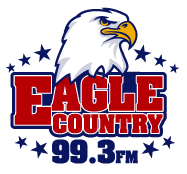 Eagle Country 99.3 FM logo.